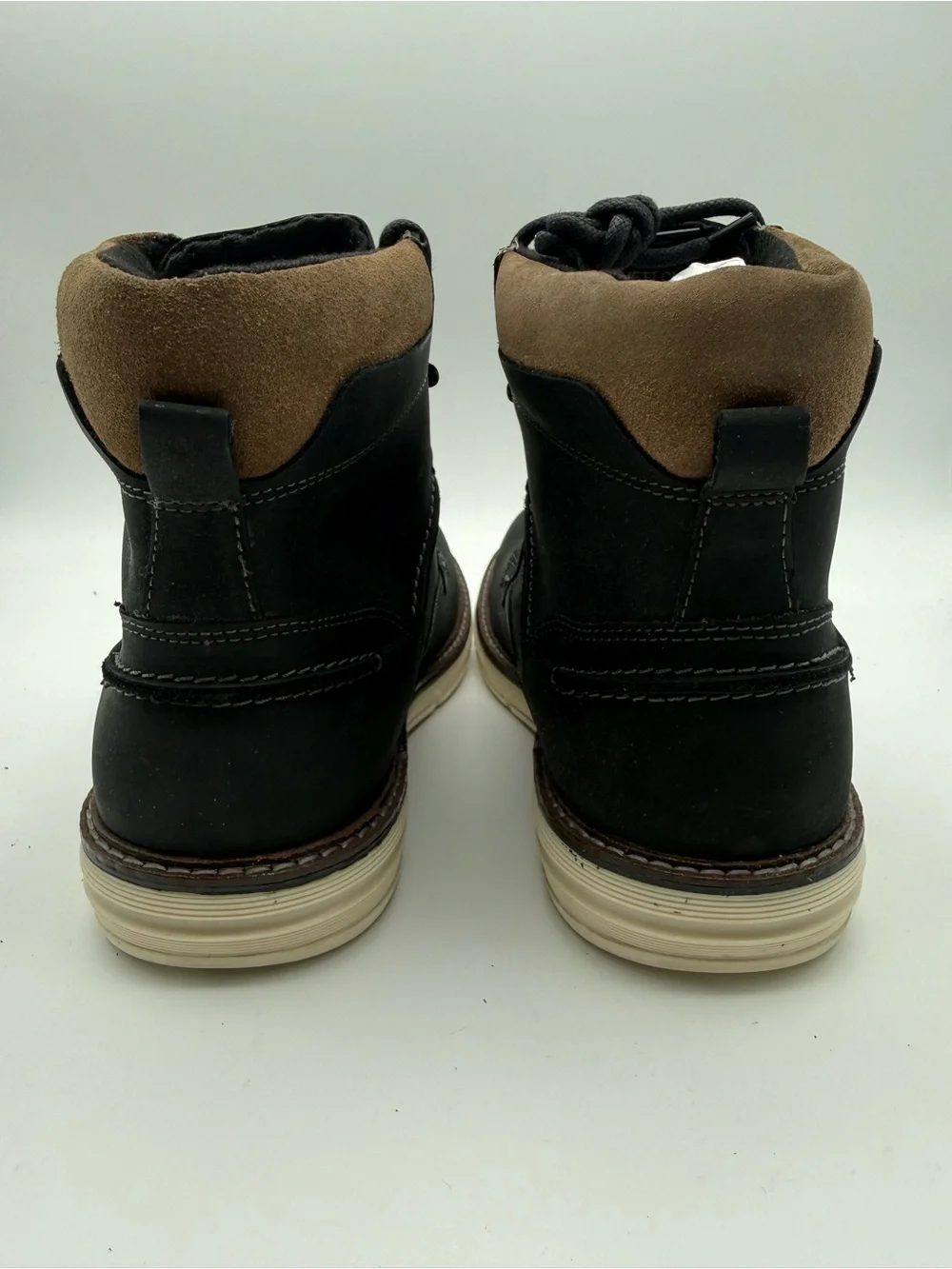 BRAND NEW Crevo Emmett Black Leather Suede Plain Toe Boot Men’s Size 10 M